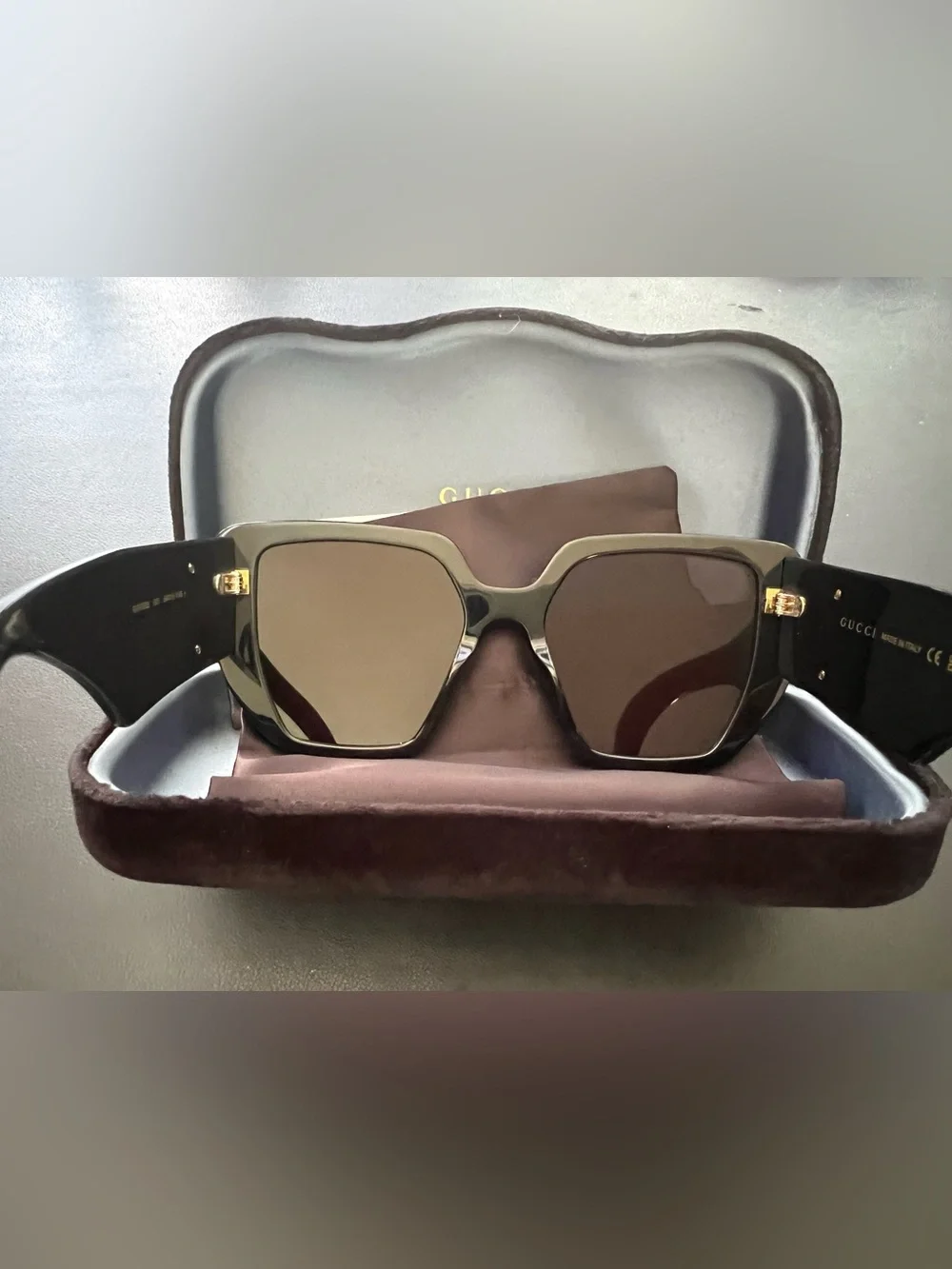 Gucci Black Cooper Sunglasses with Gradient Lenses BRAND NEW/NEVER WORN